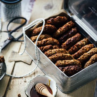 Pusryčių sausainiai su medumi ir tahini